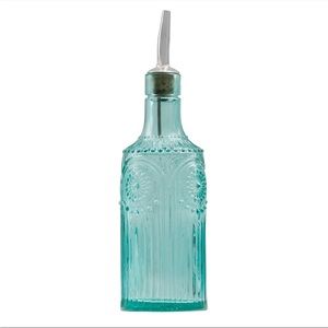 NEW Pioneer Woman Adeline Teal Oil/Vinegar Cruet Bottle